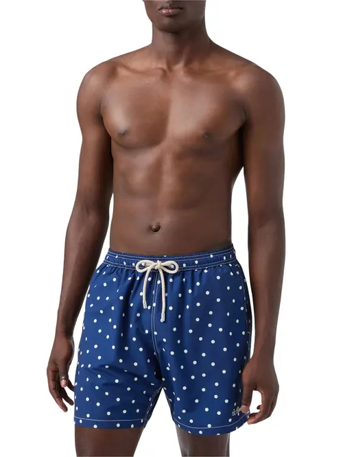 MC2 Saint Barth Syros Swim Shorts for Men with Polka Dot - Photo 3