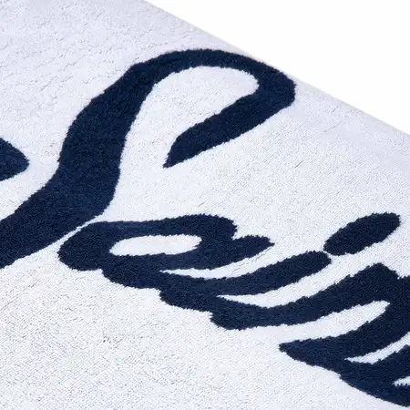 MC2 Saint Barth Beach Towel with Blue Frame