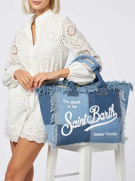 Сумка пляжная MC2 Saint Barth Vani001-denim