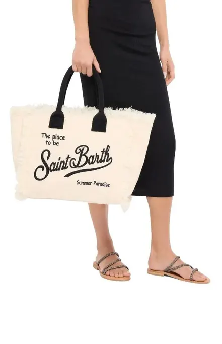 MC2 Saint Barth Women Bag Tote Beige