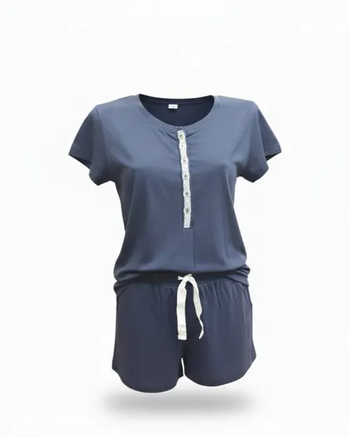 J & J Brothers Shorts Women Pajama Set - Photo 1