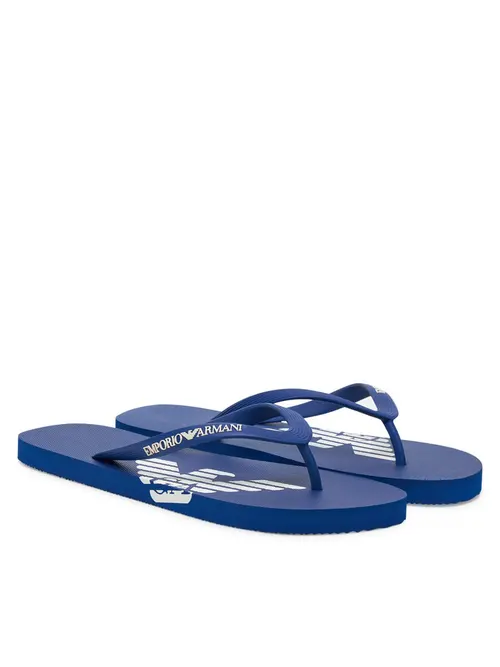 Emporio Armani Blue Flip Flops for Men