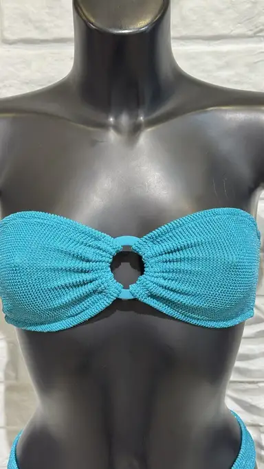 MC2 Saint Barth Sea Wave Bandeau Bikini Top