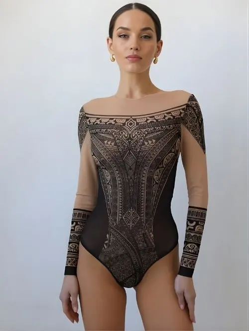 Bip Bip Zuma Maori Spf Long Sleeve Swimsuit - Photo 5