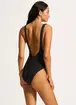 Цельный купальник Seafolly 10761-861-black