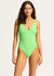 Купальник суцільний Seafolly 10974-861-green