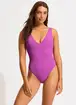 Суцільний купальник Seafolly 10974-861violet