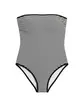 Seafolly Clubhouse Bandeau One Piece Swimsuit - Photo 1