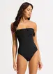 Купальник суцільний бандо Seafolly 11131-101black