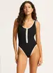 Купальник суцільний Seafolly 11170-072-black