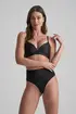 Bye Bra Black High Waist Seamless Thong