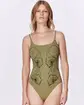 Gottex Hokkaido One Piece with Underwire Scoop Neck - Green - Photo 3