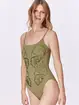 Gottex Hokkaido One Piece with Underwire Scoop Neck - Green - Photo 4