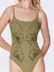 Gottex Hokkaido One Piece with Underwire Scoop Neck - Green - Photo 5