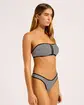 Seafolly Clubhouse Zip Front Bandeau Bikini Top - Photo 4