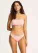 Seafolly Bandeau Bikini Top - Dusty Pink