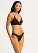 Seafolly Beau Triangle Bikini Top Black