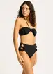 Seafolly Beau Black Bikini Bandeau Top