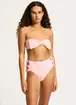 Seafolly Beau Pink Bikini Bandeau Top