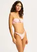 Seafolly Beau High Leg Bikini Bottoms Pink