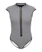 Seafolly Clubhouse Cap Sleeve Zip Front One Piece Swimsuit - Photo 1