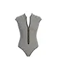 Seafolly Clubhouse Cap Sleeve Zip Front One Piece Swimsuit - Photo 3