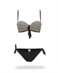 Twin Set Tie Side Bikini Bottom - Black - Photo 3