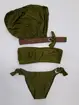 Agua de Coco Bandeau Top Bikini Transformer - Verde - Photo 4