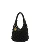 PHO Firenze Woven Bag with Rhinestones - Black - Photo 1