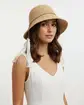 PHO Firenze Raffia Hat for Women - Beige - Photo 2