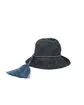 PHO Firenze Raffia Hat for Women - Denim - Photo 1