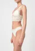 Emporio Armani Lace Bralette White