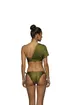 Agua de Coco Bandeau Top Bikini Transformer - Verde - Photo 2