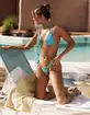 Beach Bunny Winslow Triangle Bikini Top - Aqua