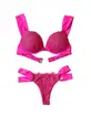 Beach Bunny Lena Pink Push Up Bra Bikini Top