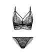 Gracija-Rim Lace Bralette Black