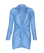 PQ Swim Blueberry Linen Beach Shirt Women