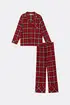 Aruelle Bell Red Cotton Pajama Set Women