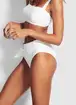 Seafolly High Rise Swim Bottom - White