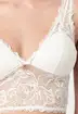 Emporio Armani Lace Bralette White