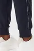 Emporio Armani Basic Terry Sweatpants Men Cotton - Navy Blue - Photo 4