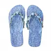 Mooilo Women's Flip Flops - Light Blue