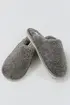 Aruelle Kiara Grey Plush Slippers for Women