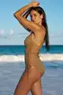 Luli Fama Swimsuit One Piece Gold