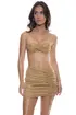 Мини юбка Luli Fama L829S74-gold