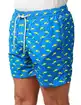 MC2 Saint Barth Short Swim Men with Shark Print