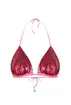 Fisico Azalea Sequin Triangle Bikini Top - Photo 1