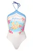 MC2 Saint Barth Meryem One Piece Swimsuit with Mykonos Print - Photo 1