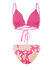 Maaji Radiant Pink Parade Bikini Top Triangle