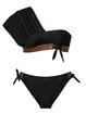 Agua de Coco Bandeau Top Bikini - Photo 1